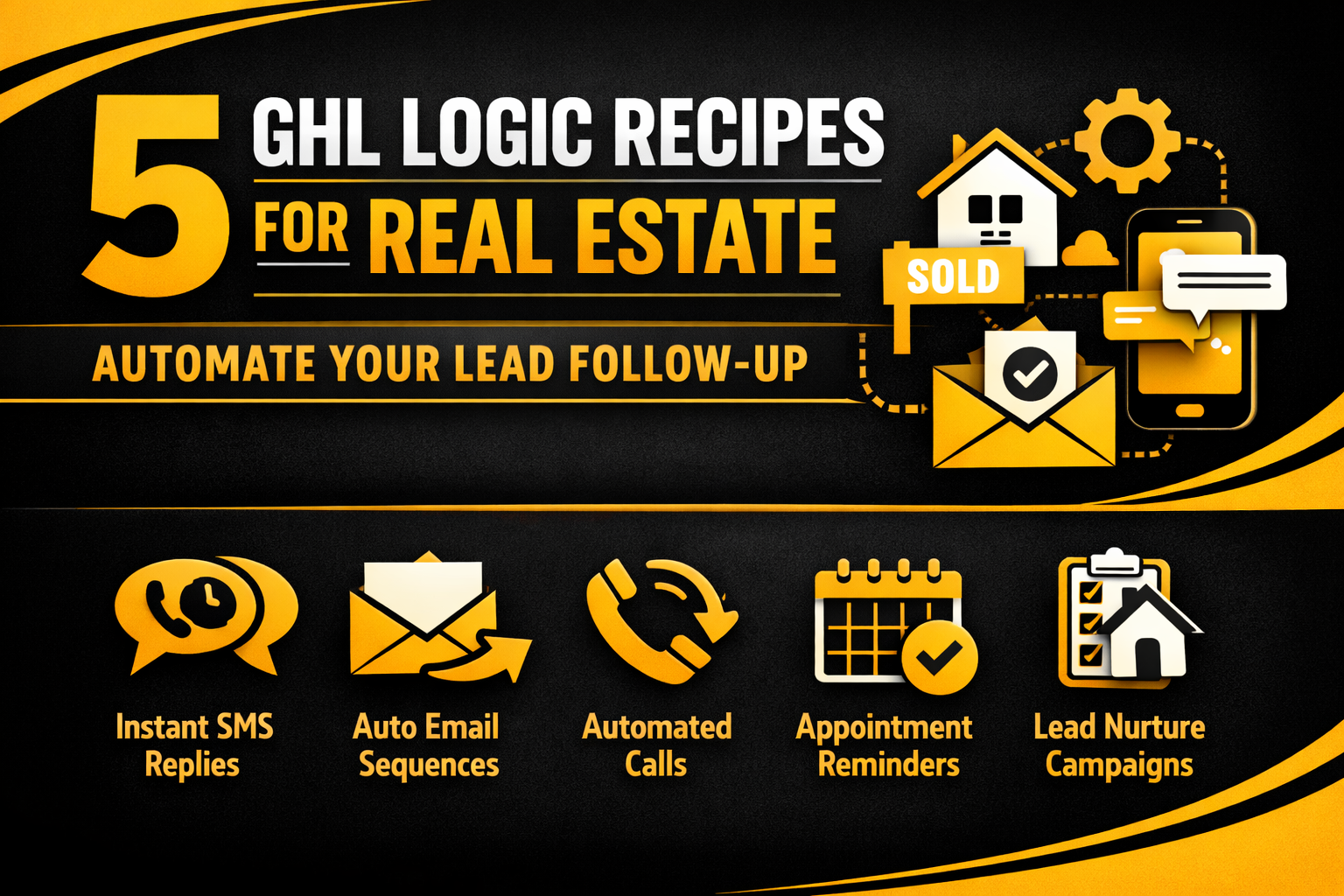 5 GHL Logic Recipes for Real Estate: Automate Your Lead Follow-Up