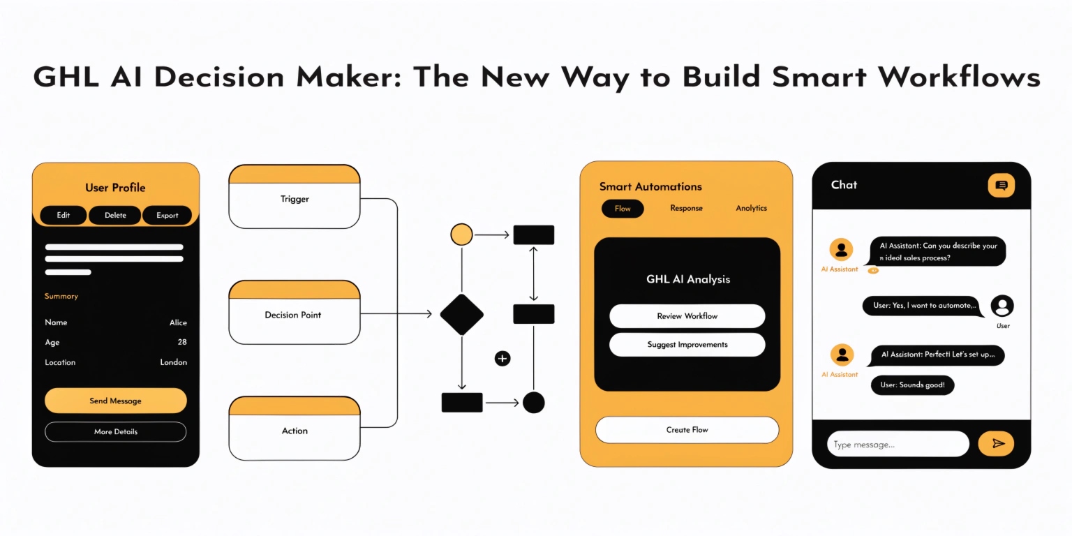 GHL AI Decision Maker: The New Way to Build Smart Workflows