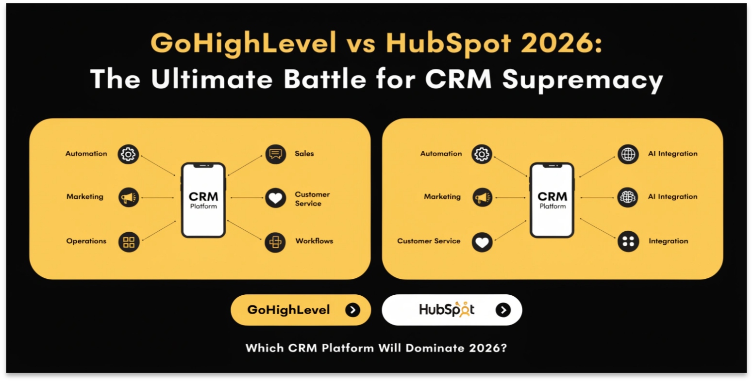 GoHighLevel vs HubSpot 2026: The Ultimate Battle for CRM Supremacy