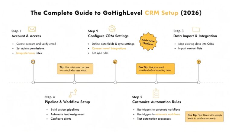 The Complete Guide to GoHighLevel CRM Setup (2026)