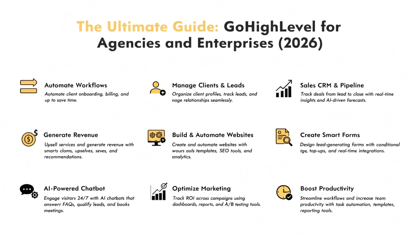 The Ultimate Guide: GoHighLevel for Agencies and Enterprises (2026)