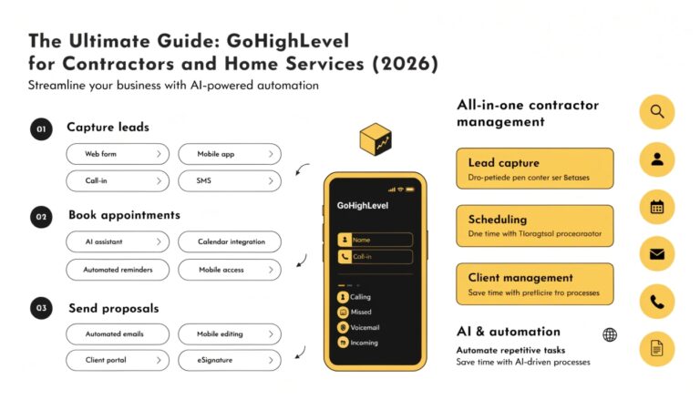 The Ultimate Guide: GoHighLevel for Contractors and Home Services (2026)