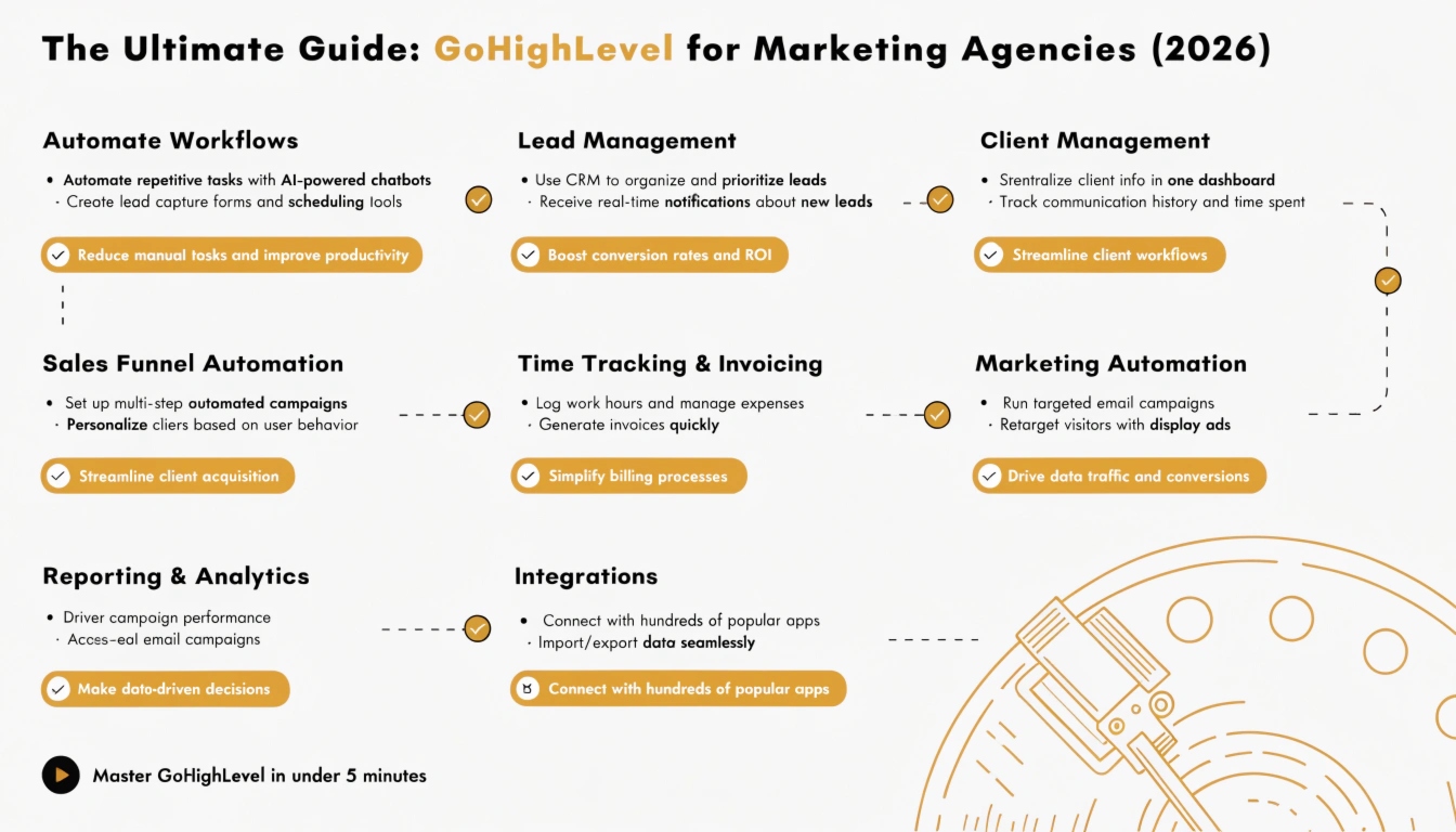 The Ultimate Guide: GoHighLevel for Marketing Agencies (2026)