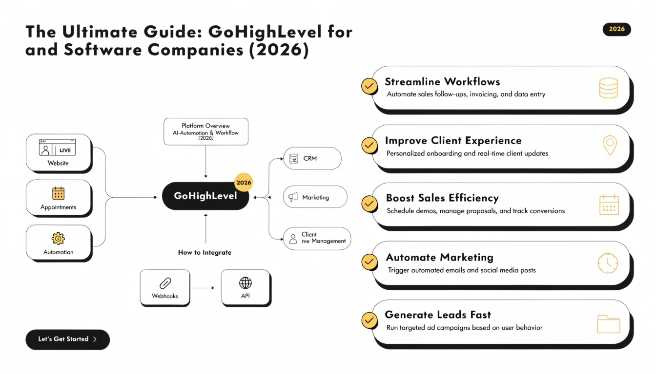 The Ultimate Guide: GoHighLevel for SaaS and Software Companies (2026)