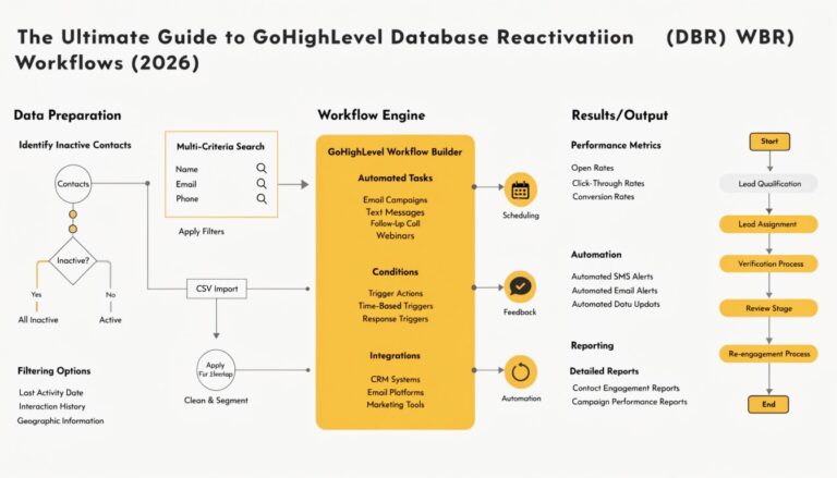 The Ultimate Guide to GoHighLevel Database Reactivation (DBR) Workflows (2026)