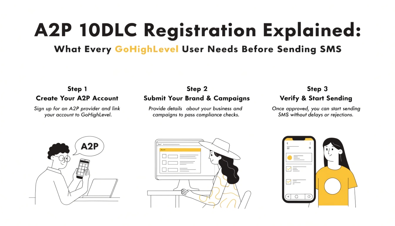 A2P 10DLC Registration Explained: What Every GoHighLevel User Needs Before Sending SMS